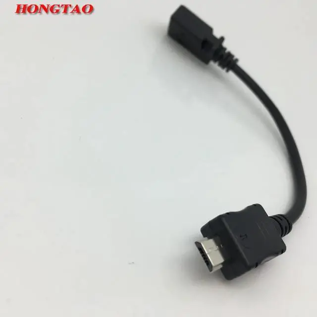 Alt view image 3 of 5 - 30cm Micro USB Male to Mini USB Female Cable Black Mini Micro USB2.0 Extention Cable USB Converter Adapter  Wholesale