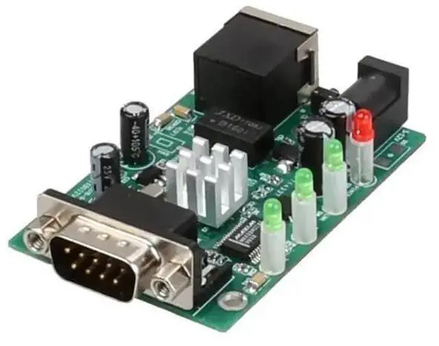 Alt view image 5 of 5 - RS232 to Ethernet Converter Industrial Single serial Device server port networking server connector