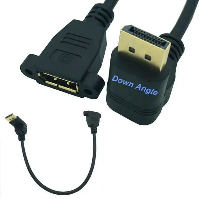 Alt view image 3 of 6 - DisplayPort  Extension Cable DP to DP Extension Cable Male to Femlae 0.3M Cord