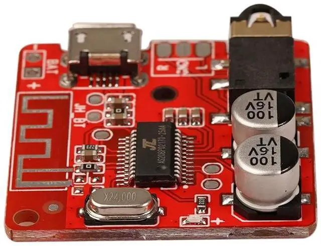 Alt view image 6 of 6 - Bluetooth 5.0 Receiver MP3 Stereo Music 3.5mm DIY Car Bluetooth Audio Receiver Board Speaker Module Audio DIY Modified Receiver