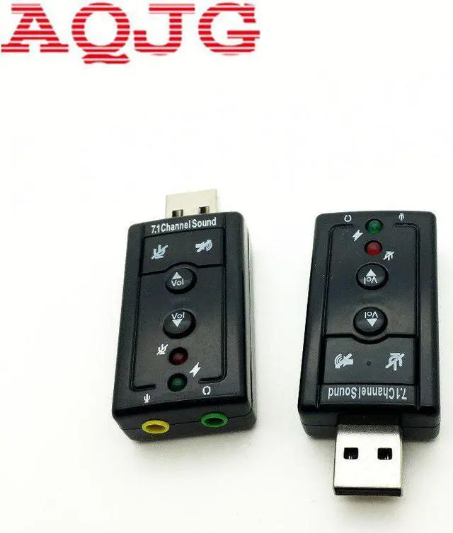 Main image of External USB AUDIO SOUND CARD ADAPTER VIRTUAL 7.1 ch USB 2.0 Mic Speaker Audio Headset Microphone 3.5mm Jack Converter