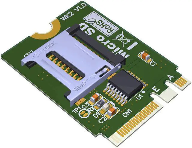 Main image of M2 NGFF key A.E To Micro sd sdhc sdxc TF card Reardr T-Flash Card M.2 A+E Adapter