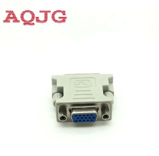 Alt view image 6 of 6 - DVI-I 24+1 Male to HD 15 Pin VGA SVGA Female Video Card Monitor LCD Converter Adapter White Wholesale