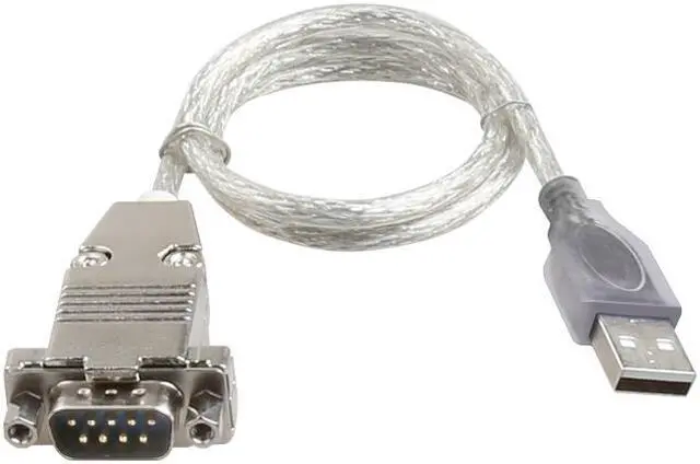 Alt view image 3 of 3 - USB to RS232 DB9 Serial Cable Male A Converter Adapter with CH340 Chipset for Win10  Metal Shell