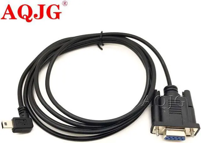 Alt view image 3 of 3 - 1.8M 6Ft DB9 Female Jack to USB mini 5 Pin Male RS232 Cable Adapter