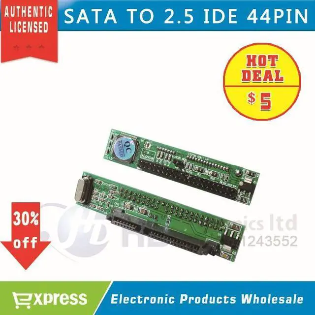 Main image of BRAND  SATA Female to 44Pin 2.5 IDE Male HDD SSD Adapter Converter 7+15P 22pin sata to ide wholesale