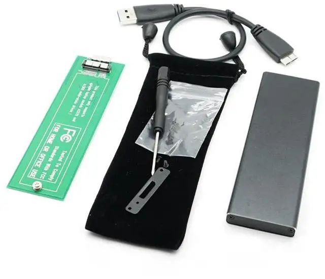 Main image of 3PCS/LOT USB3.0 to 6 12 pin SSD Hard disk Enclosure Adapter for 2010 2011 MacBook Air A1370 USB 3.0 To 6+12pin Protecting bag