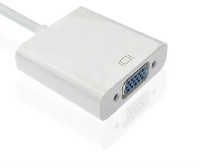 Alt view image 3 of 3 - Wholesale Thunderbolt Mini DisplayPort Display Port DP To VGA Adapter Cable For Apple MacBook Air Pro PC Computer