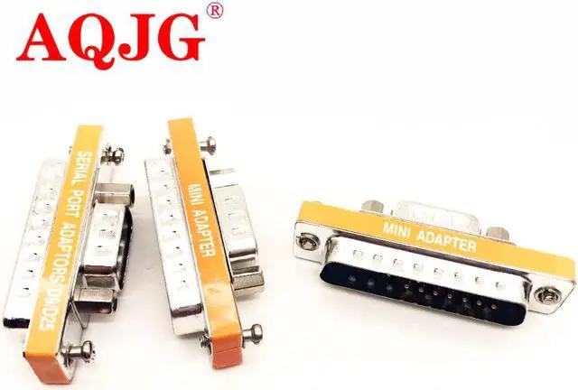 Alt view image 3 of 5 - DB9 DB25 Male to Male Adapter D9/D25 Serial Port Adaptor 9Pin/25Pin Male Connector 9P/25P Convert protect joint  cross jack