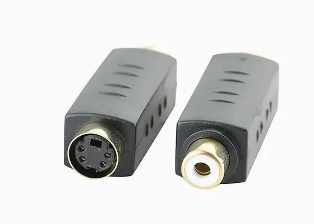 Alt view image 4 of 4 - Brand  RCA Female  Composite to S-Video svideo Male /Female Adapter Adaptor Converter Connector