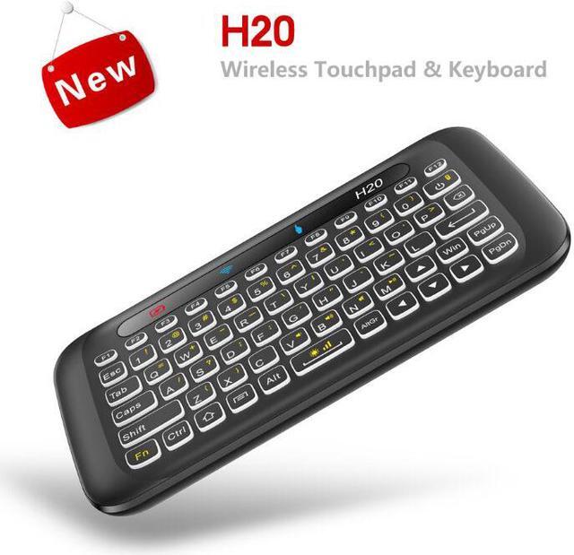 Alt view image 3 of 5 - H20 Mini Wireless Keyboard Backlight Touchpad Air mouse IR Leaning Remote control For Andorid BOX Smart TV Windows