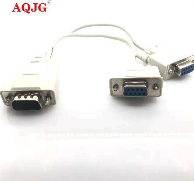 Alt view image 3 of 6 - DB9 9Pin 1 to2 Rs232 Serial Cable Splitter Directly Connected COM 2 in 1 Data Cable Male to Femalefor Cash Register POS Display