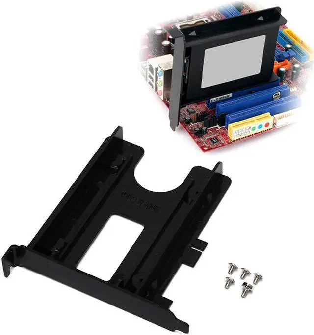 Main image of PCI Slot 2.5inch HDD SSD Rear Panel Mount Bracket Hard Drive Adapter Tray Caddy
