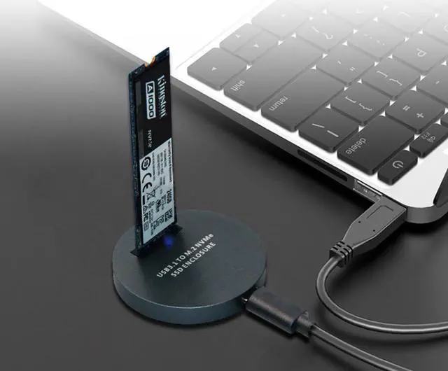Alt view image 2 of 6 - M.2 USB Case box M2 SSD to USB 3 3.0 3.1 USB3.1Type-C  adapter NVME USB3 converter Type C hard disk Enclosure