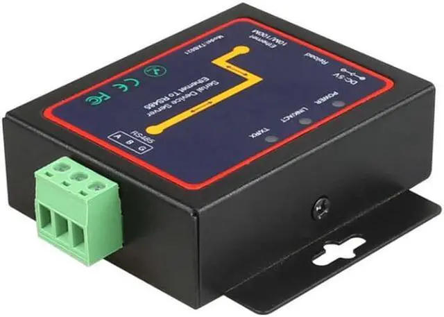 Alt view image 2 of 4 - Industrial Grade Serial Device Server RS485 to Ethernet TCP/IP LAN Ethernet Converter