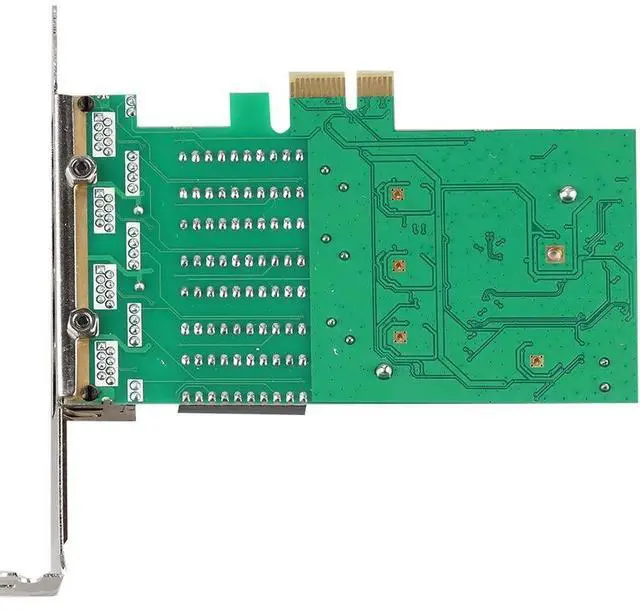 Alt view image 4 of 4 - Network Card 4 Port Gigabit Ethernet 10/100/1000M PCI-E PCI Express to 4x Gigabit Ethernet Network Card LAN Adapter