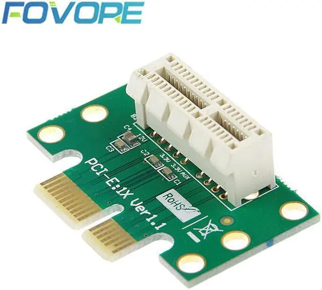 Main image of BTBcoin PCI-E PCI Express X1 Adapter Riser Card PCI E PCIE X1 to X1 Slot Convert Card 90 Degree For 1U Server Chassis Wholesale