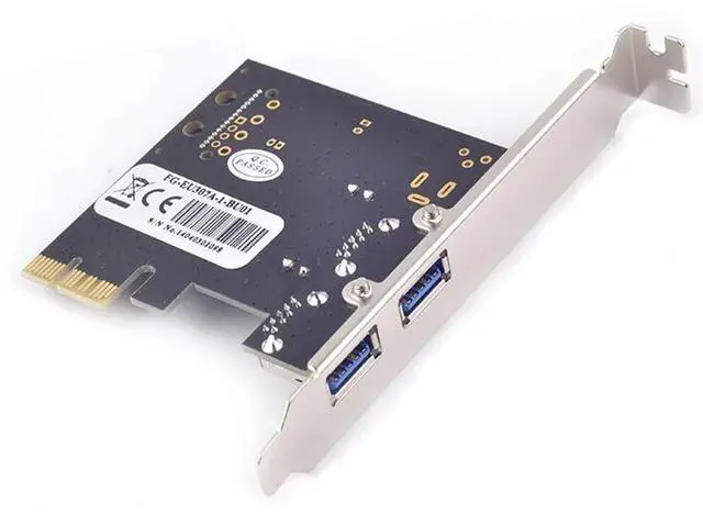 Alt view image 6 of 6 - USB PCI-e Adapter 2 Ports USB 3.0 to PCI-e expansion Card Adapter USB3.0 PCIe PCI express Converter