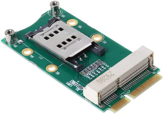 Alt view image 5 of 6 - Mini PCI-E Adapter with SIM Card Slot for 3G/4G WWAN LTE GPS Card Mini PCI-e Adapter