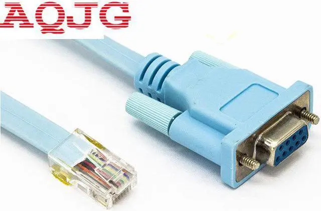 Alt view image 4 of 6 - 6FT Network RJ45 to RS232 COM Port Serial DB9 Female Router Console Cable Adapter Forcisco Huawei  Router COM