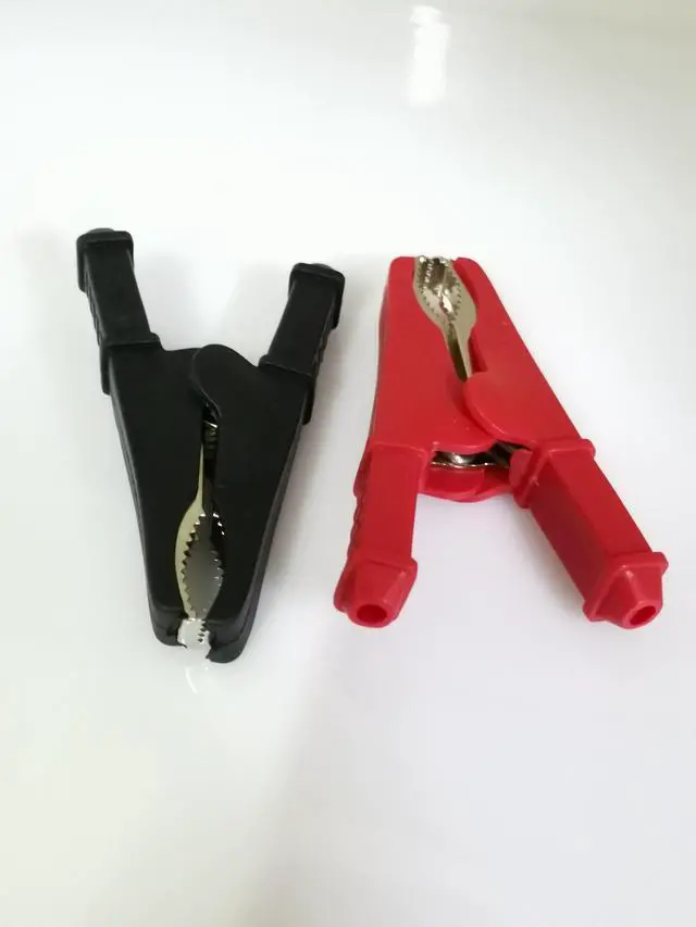 Alt view image 4 of 5 - 2mm Banana plug Cable Connector Crocodile Clip Insulated Alligator Clips Probe Battery Adapter Multimeter Pen Female Test Probe