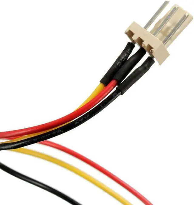 Alt view image 2 of 5 - 10Pcs/Lot PC Fan Power Extension Cable 12V 3-Pin Male to 3pin Female Fan Power Extension Lengthen Cable for Cooling Fan