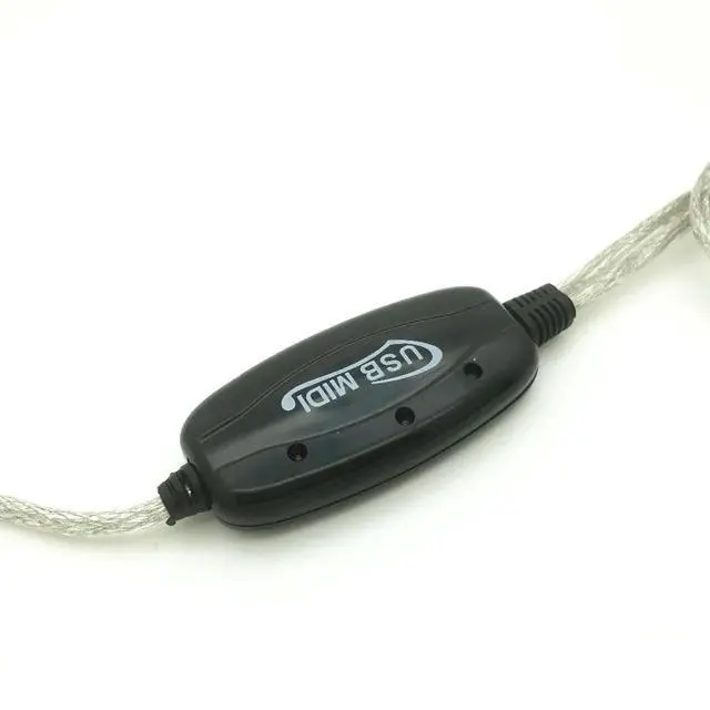 Alt view image 6 of 6 - USB to MIDI  Cable PC TO Music Keyboard Adapter USB TO Keyboard PC MIDI Interface Adapter Cable Audio Adaptor MIDI cable 2M