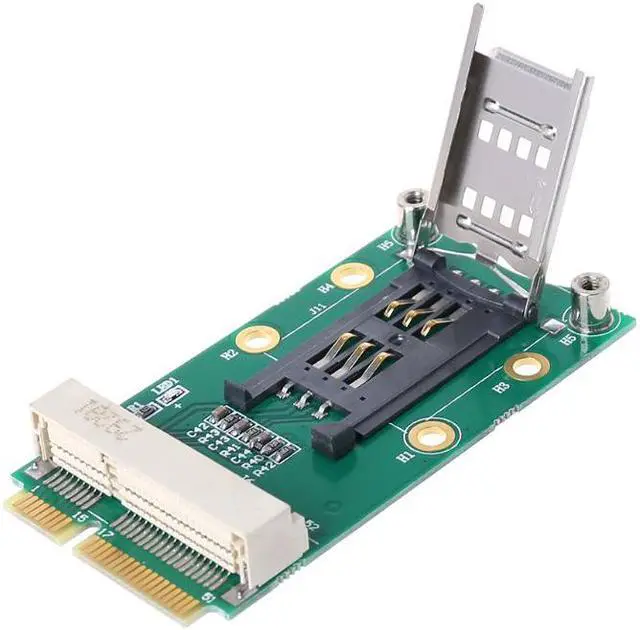 Alt view image 4 of 6 - Mini PCI-E Adapter with SIM Card Slot for 3G/4G WWAN LTE GPS Card Mini PCI-e Adapter