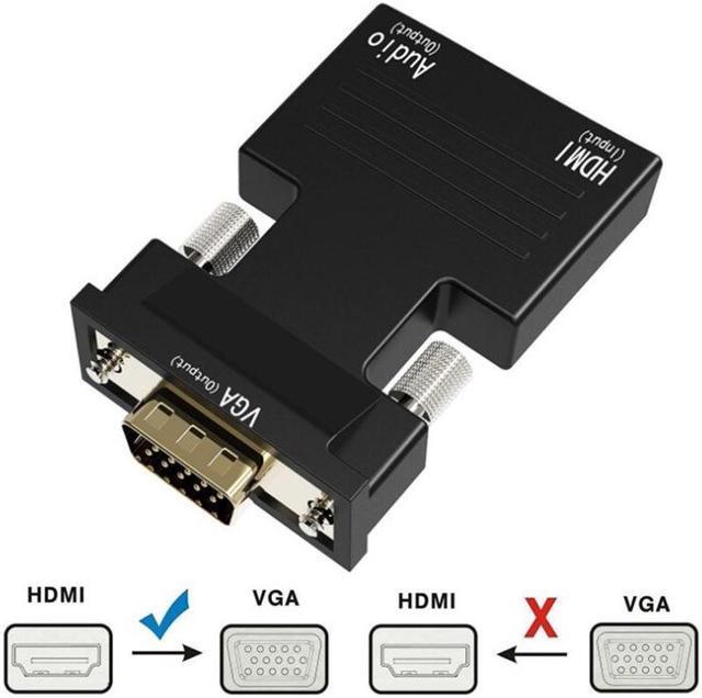 Alt view image 6 of 6 - 1080P HDMI to VGA Female to Male Digital To Analog Audio Video Converter adapter for PC Laptop TV Box Projector