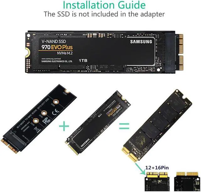 Main image of M.2 NVME SSD Convert Adapter Card for Upgrade MacBook Air (2013-2017)