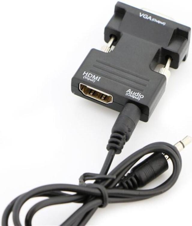 Alt view image 3 of 6 - 1080P HDMI to VGA Female to Male Digital To Analog Audio Video Converter adapter for PC Laptop TV Box Projector