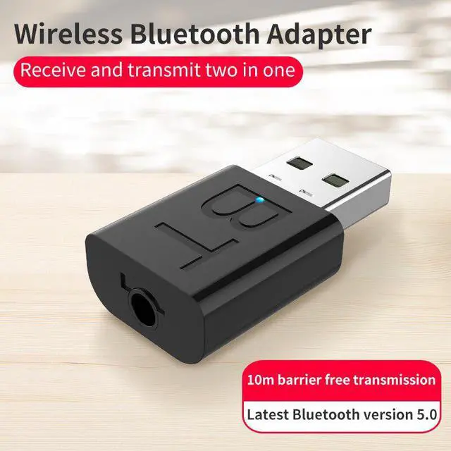 Alt view image 3 of 6 - Bluetooth Transmitter Wireless Bluetooth 5.0 Receiver Adapter As HIFI Stereo Audio Headphone Music Adapter For TV Car Speaker