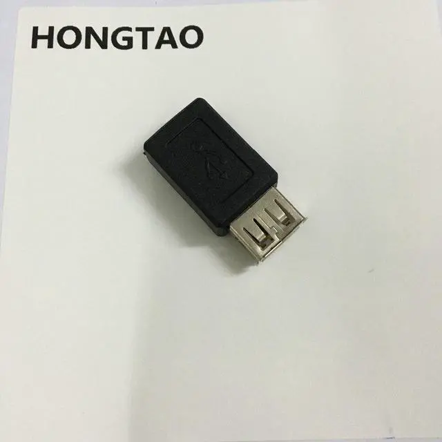 Alt view image 5 of 6 - Black USB 2.0 Type A Female to Micro USB B Female Adapter Plug Converter usb 2.0 to Micro usb connector wholesale