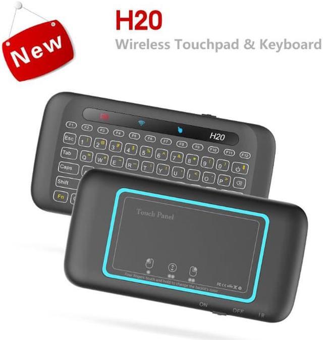 Alt view image 4 of 5 - H20 Mini Wireless Keyboard Backlight Touchpad Air mouse IR Leaning Remote control For Andorid BOX Smart TV Windows