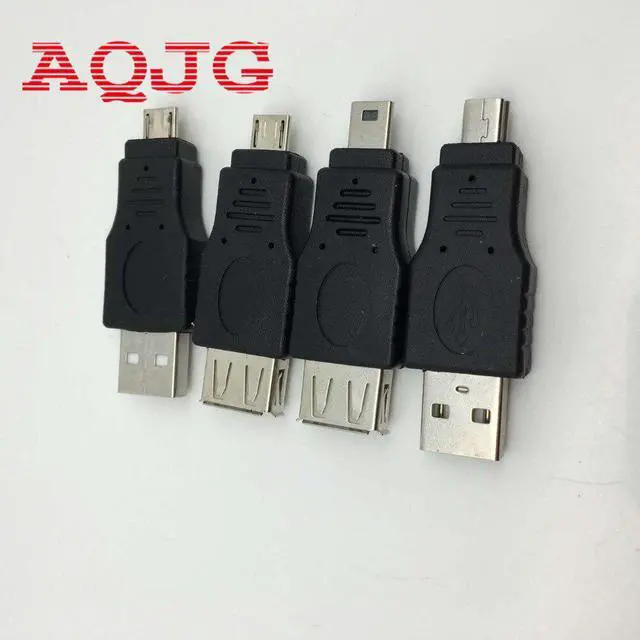 Alt view image 6 of 6 - USB 2.0 UN2F OTG 5pin F/M Changer Adapter Converter USB Male to Female Micro USB Adapter Power Bank Cable Imprimante Usb