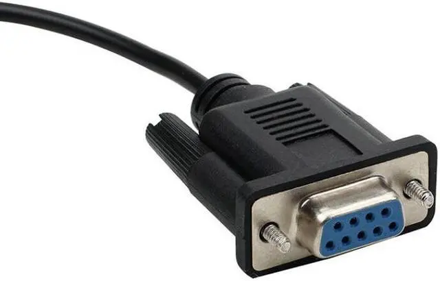 Alt view image 3 of 3 - 9 Pin RS232 DB9 Female TO 3.5MM / 2.5mm  3P Male  Jack  Adapter  Serial Cable  Cord 1.8M