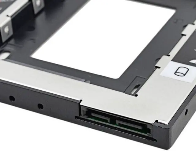 Alt view image 4 of 6 - HDD Caddy 9.5mm SATA 3.0 2.5" SSD HDD Case Hard Disk Drive Enclosure ODD Optical Bay