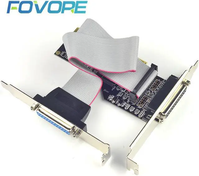 Main image of PCI to 2 ports Parallel Port DB25 25Pin LPT Printer cable Adapter PCI Parallel Port DB25 25Pin LPT Printer cable Converter Card