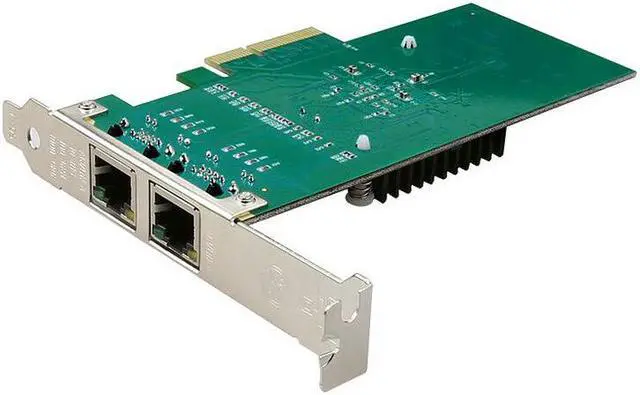 Alt view image 2 of 3 - RJ45  RJ-45 Dual port 82576 PCI Express  Gigabit Ethernet Server Adapter PCI-E Gigabit Ethernet  E1G42ET adaptador