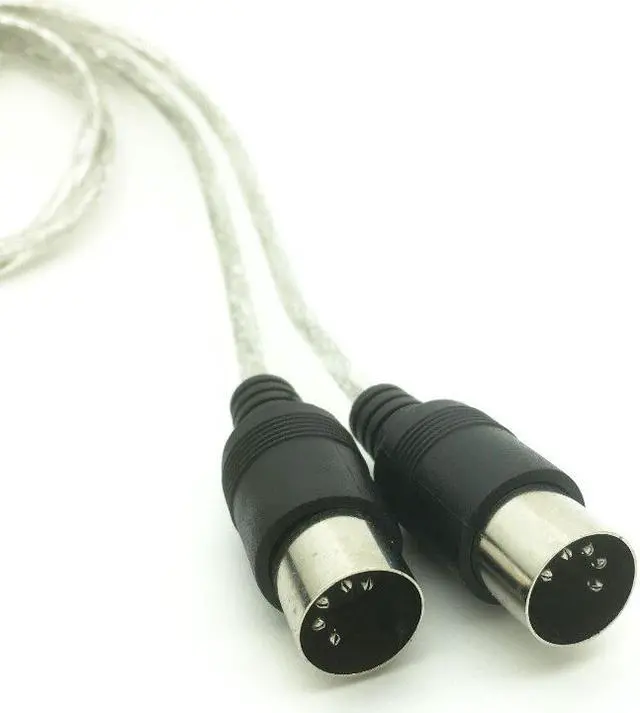 Alt view image 3 of 6 - USB to MIDI  Cable PC TO Music Keyboard Adapter USB TO Keyboard PC MIDI Interface Adapter Cable Audio Adaptor MIDI cable 2M