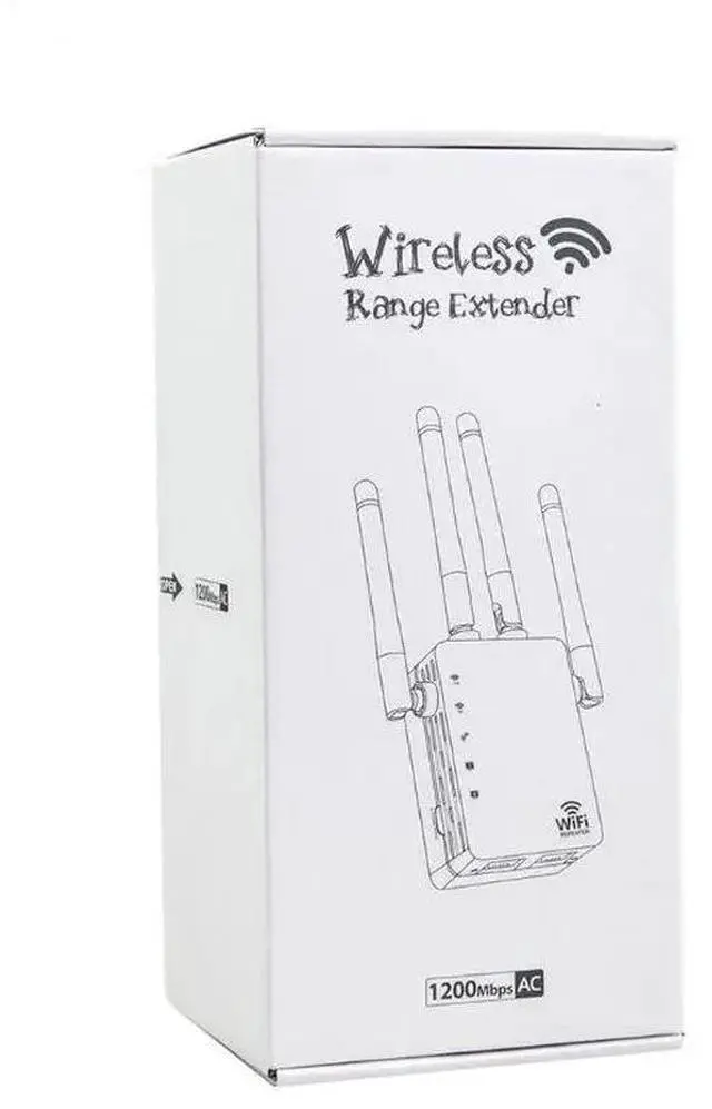 Alt view image 6 of 6 - 5G Repeater Wifi 5ghz Wifi Repeater 1200Mbps Router Wifi Extender Long Range 2.4G Wi Fi Booster Wi-Fi Amplifier Access Point