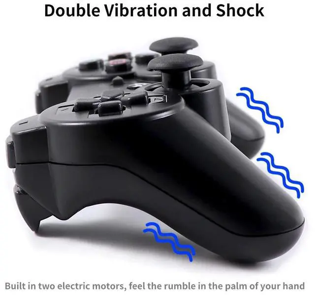Alt view image 6 of 6 - For SONY PS3 Controller Bluetooth Wireless Gamepad for Play Station 3 Joystick Console for Dualshock 3 Controle For PC