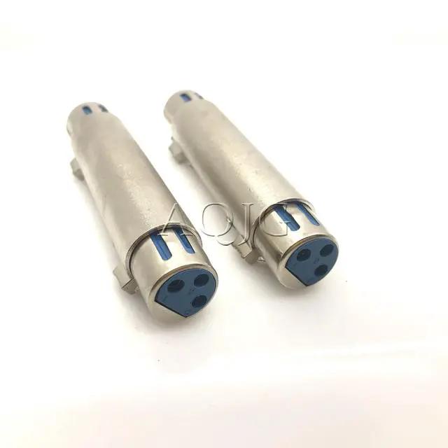 Alt view image 5 of 5 - est 3 PIN XLR Female To XLR Female Jack Connector Microphone MIC Speaker Cable Extender Extension Adaptor connector