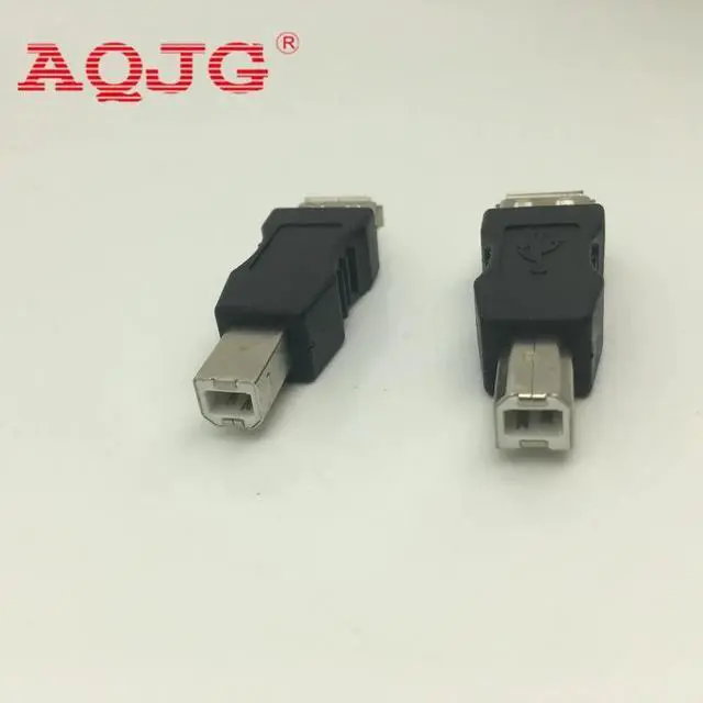 Alt view image 2 of 6 - USB2.0 A TYPE Female to USB B male plug adapter for printer device USB AF TO USB BM Printer usb connector