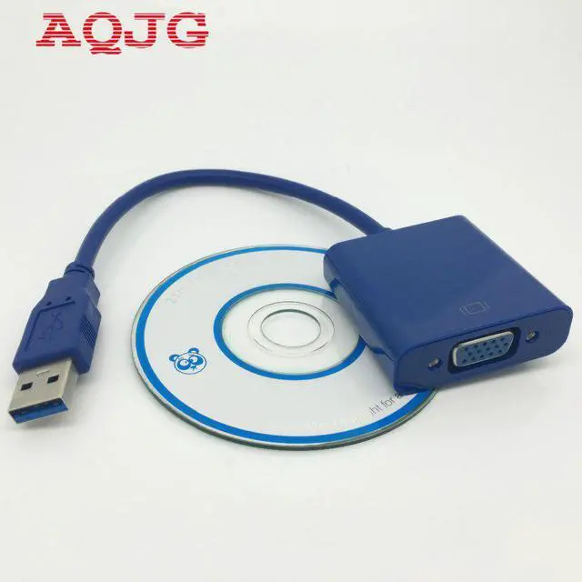 Main image of USB 3.0 to VGA Graphic Converter Card Display Cable Adapter 1080P Vga Female to USB 155MM  Wholesale