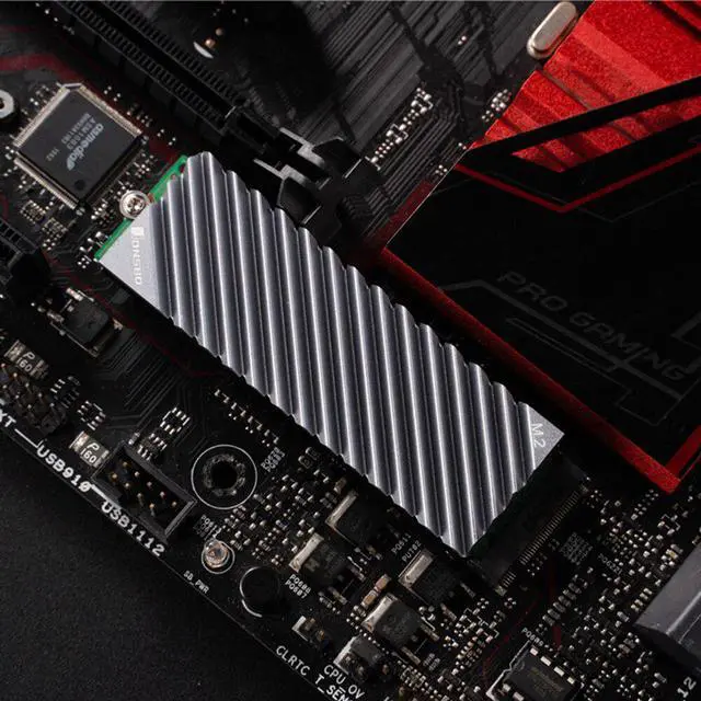 Alt view image 3 of 6 - M.2 SSD NVMe Heat Sink Heatsink M2 2280 SSD Hard Disk Aluminum Heat Sink with Thermal Pad for Desktop PC Cooler Thermal Gasket