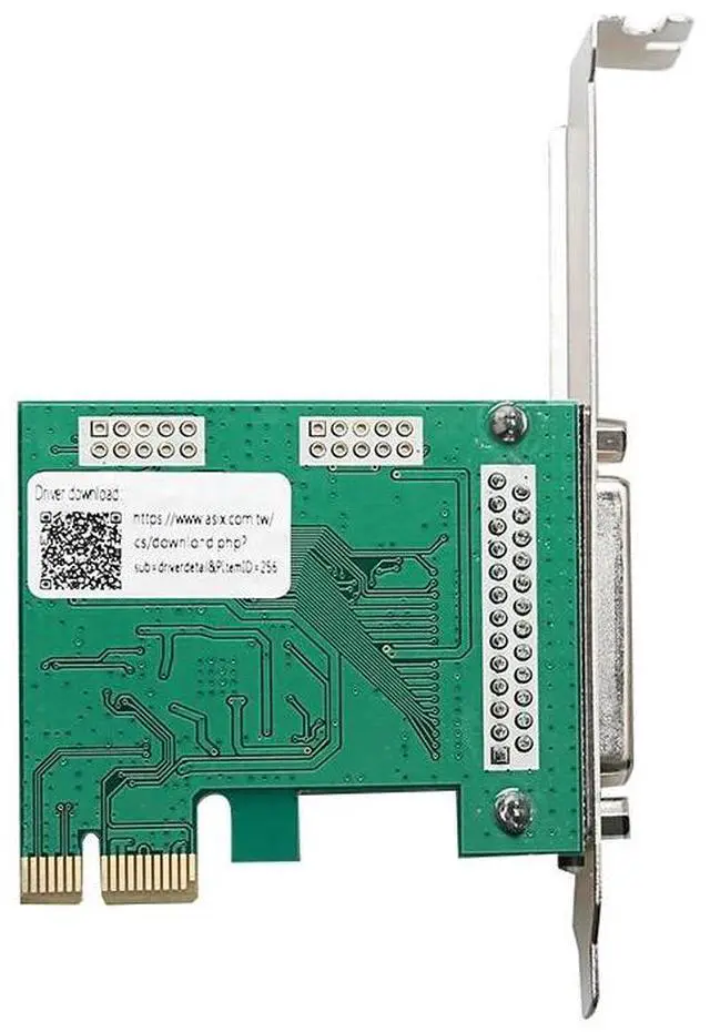 Alt view image 4 of 5 - DIEWU Parallel Card Printer DB25 Parallel Ports and LPT connectors for PCI-E card with PCI Express connector adapter converter