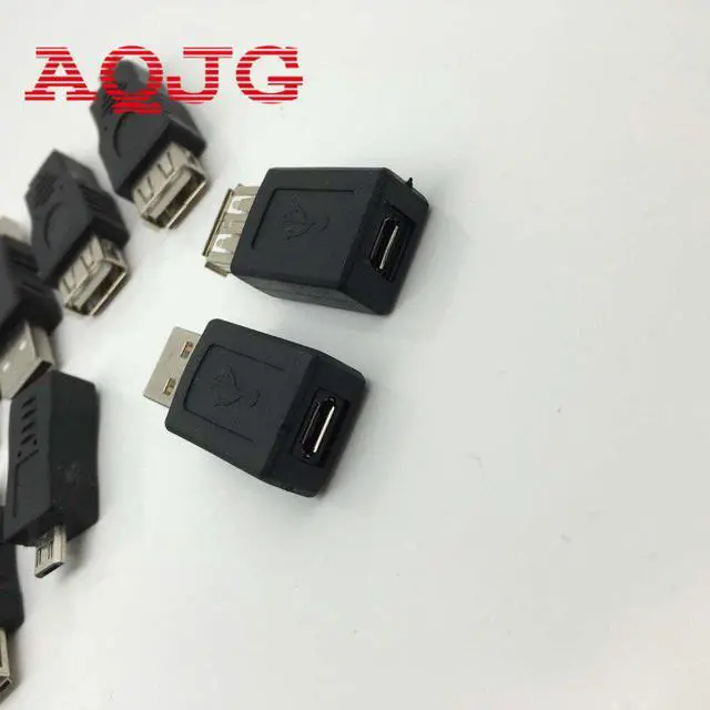 Alt view image 4 of 6 - USB 2.0 UN2F OTG 5pin F/M Changer Adapter Converter USB Male to Female Micro USB Adapter Power Bank Cable Imprimante Usb