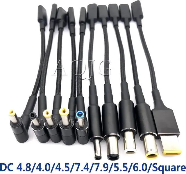 Alt view image 2 of 3 - USB 3.1 Type C USB C Laptop Charger Power Adapter Converter USB Type C Female to 4.0*1.35 5.5*2.5 4.5*3.0 4.0*1.7mm Dc Plug Jack