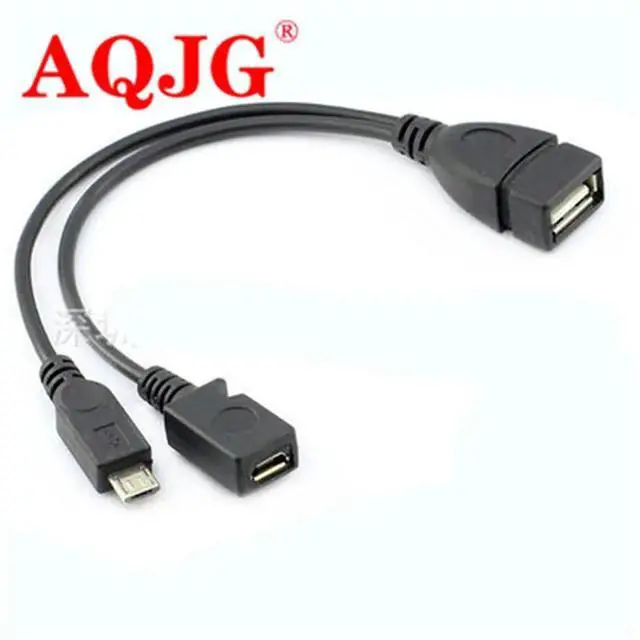 Alt view image 6 of 6 - Micro usb Host Cable OTG Cord Adapter with USB Charger Line for Samsung S3 S4 Note 2 Xiaomi Lenvo Huawei Meizu Phones Tablets